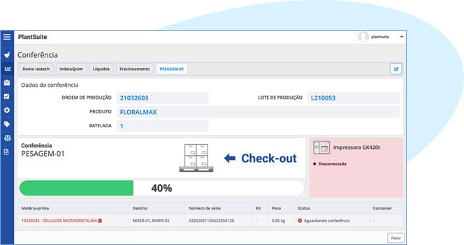 Conferência de Materiais