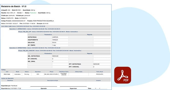 Batch Report