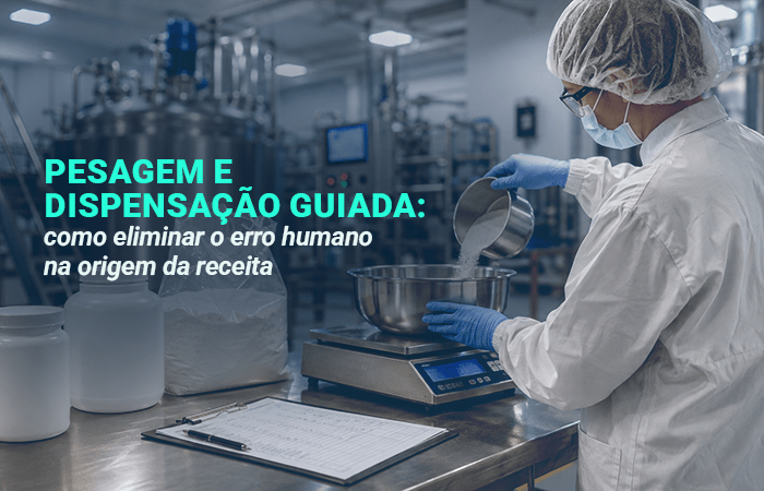 pesagem e dispensação guiada